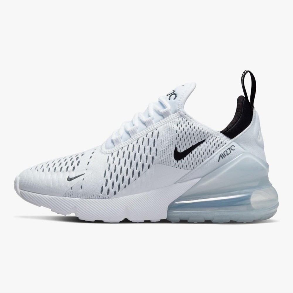 Nike Air Max 270 White and Black Sneakers
